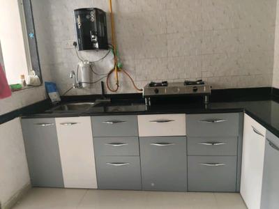 Kitchen Image of 2250 Sq.ft 3 BHK Apartment / Flat for rent in Sankalp Gwala, Shilaj Ahmedabad for Rs. 45000