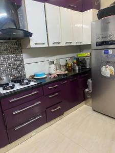 Kitchen Image of 1350 Sq.ft 2 BHK Builder Floor for rent in Kirti Nagar New Delhi for Rs. 50000