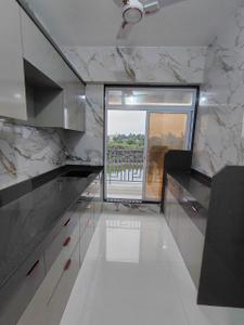 Kitchen Image of 600 Sq.ft 1 BHK Apartment / Flat for sale in MS Vrindavan City Building A And B, Ambivli Thane for Rs. 2999000