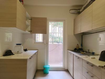 Kitchen Image of 1634 Sq.ft 3 BHK Apartment / Flat for rent in Bhartiya Nikoo Homes Phase 2, Tirumanahalli Bengaluru for Rs. 49000