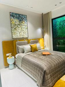 Bedroom Image of 1100 Sq.ft 2 BHK Apartment / Flat for sale in Yes Palm Riveria, Mumbra Thane for Rs. 6499900