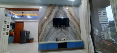 Hall Image of 700 Sq.ft 2 BHK Apartment / Flat for rent in Aawaass River Front, Randesan Gandhinagar for Rs. 19000