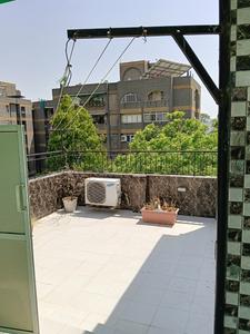 Balcony Image of 1500 Sq.ft 3 BHK Apartment / Flat for rent in Alaknanda New Delhi for Rs. 75000