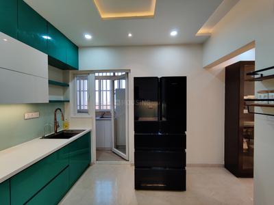 Kitchen Image of 2270 Sq.ft 4.5 BHK Apartment / Flat for rent in Bhartiya Nikoo Homes Phase 2, Thanisandra Bengaluru for Rs. 150000