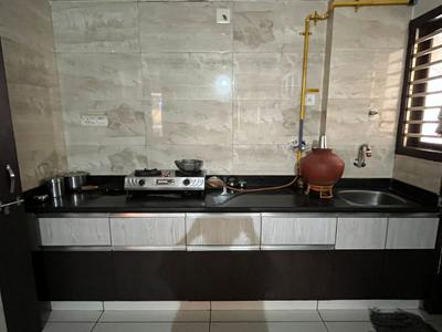 Kitchen Image of 1935 Sq.ft 3 BHK Apartment / Flat for sale in Koteshwar Ahmedabad for Rs. 10500000