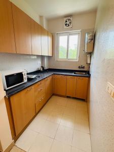 Kitchen Image of 720 Sq.ft 1 BHK Apartment / Flat for rent in My Home Navadweepa, Hitech City Hyderabad for Rs. 13000