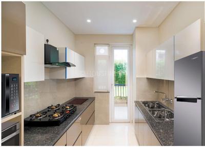 Kitchen Image of 1100 Sq.ft 3 BHK Apartment / Flat for sale in Motiaz Blue Ridge, Sanauli Zirakpur for Rs. 10500000