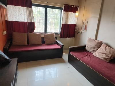 Living Room Image of 545 Sq.ft 1 BHK Independent House for rent in Bandal Complex, Kothrud Pune for Rs. 24000