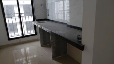 Kitchen Image of 600 Sq.ft 1 BHK Apartment / Flat for rent in Kamala Gulmohar CHS, Goregaon West Mumbai for Rs. 45000