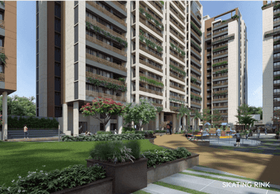 Image of 1278 Sq.ft 2 BHK Apartment / Flat for sale in Siddhi Vinayak Elements, Sima Nagar, Surat for Rs. 5060000