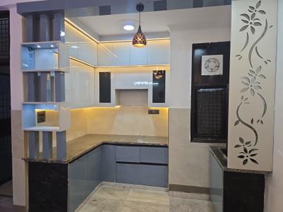 Kitchen Image of 600 Sq.ft 1 BHK Builder Floor for sale in Indirapuram Ghaziabad for Rs. 4000000