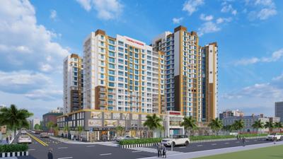 Image of 610 Sq.ft 1 BHK Apartment / Flat for sale in Yashraj Paradise, Kalyan East, Kalyan for Rs. 4200000