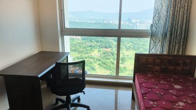 Bedroom Image of 650 Sq.ft 1 BHK Apartment / Flat for sale in Aurum Q Residences, Ghansoli Navi Mumbai for Rs. 13000000
