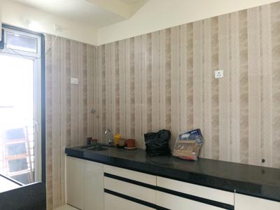 Kitchen Image of 985 Sq.ft 3 BHK Apartment / Flat for rent in Sheth Zuri by Ashwin Sheth Group, Thane West Thane for Rs. 60000