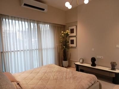 Bedroom Image of 1100 Sq.ft 3 BHK Apartment / Flat for rent in Adani Ten BKC, Bandra East Mumbai for Rs. 200000