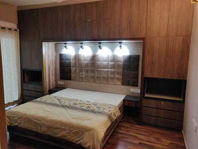 Bedroom Image of 1900 Sq.ft 3 BHK Apartment / Flat for rent in L And T Raintree Boulevard, Sahakara Nagar Bengaluru for Rs. 85000