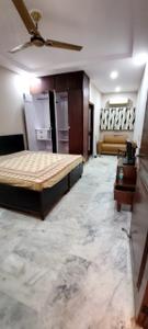 Bedroom Image of 900 Sq.ft 2 BHK Independent House for rent in Masjid Moth Village New Delhi for Rs. 38000