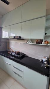 Kitchen Image of 1214 Sq.ft 2 BHK Apartment / Flat for rent in Adani Aster Neo, Shantigram Ahmedabad for Rs. 40000