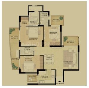 Image of 1500 Sq.ft 3 BHK Apartment / Flat for sale in DLF The Primus, Sector 82A, Gurgaon for Rs. 28400000