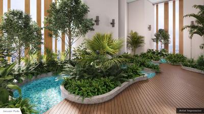 Balcony Image of 710 Sq.ft 2 BHK Apartment / Flat for sale in Rustomjee La Vie Wing A, Thane West Thane for Rs. 13100000