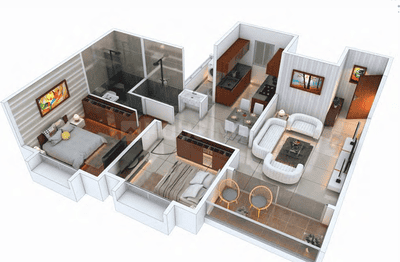 Image of 1610 Sq.ft 3 BHK Apartment / Flat for sale in Oree Cloud 51, Bavdhan, Pune for Rs. 12999999