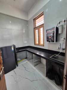 Kitchen Image of 400 Sq.ft 1 RK Apartment / Flat for rent in Raja Park Jaipur for Rs. 15000