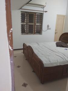 Bedroom Image of 1500 Sq.ft 1.5 BHK Builder Floor for rent in Ghatlodiya Ahmedabad for Rs. 18000