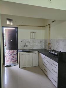 Kitchen Image of 1050 Sq.ft 2 BHK Builder Floor for rent in Nipania Indore for Rs. 21000