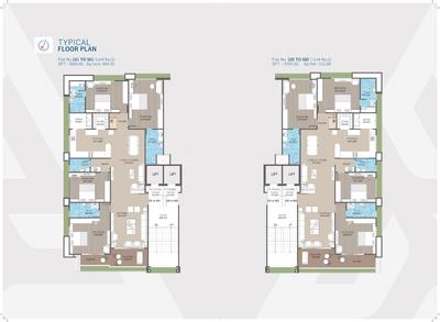 Image of 3636 Sq.ft 4 BHK Apartment / Flat for sale in Aurra Sky, Paldi, Ahmedabad for Rs. 24267000