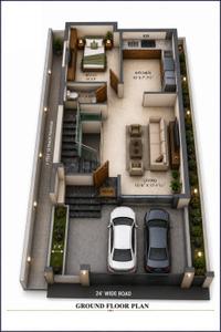 Image of 1800 Sq.ft 3 BHK Duplex for sale in West Tambaram, Chennai for Rs. 14500000