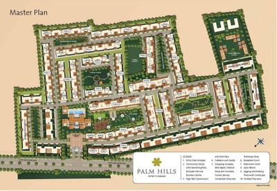 Image of 1950 Sq.ft 4.5 BHK Apartment / Flat for sale in Emaar Palm Hills, Sector 77, Gurgaon for Rs. 26500000