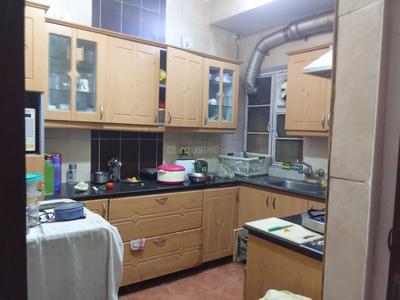 Kitchen Image of 1450 Sq.ft 2.5 BHK Apartment / Flat for rent in Swaraj Homes RWA Saket ENC SFS Block A and C, Saket New Delhi for Rs. 80000