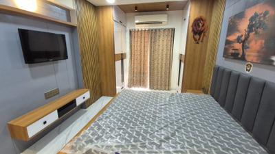 Bedroom Image of 1400 Sq.ft 2 BHK Apartment / Flat for rent in Vishwanath Sharanam 8, Jodhpur Ahmedabad for Rs. 36000