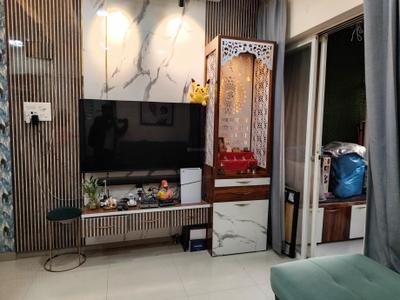 Living Room Image of 500 Sq.ft 1 BHK Apartment / Flat for rent in Mantra Essence, Undri Pune for Rs. 20000