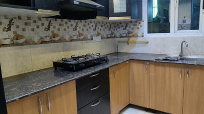 Kitchen Image of 850 Sq.ft 2 BHK Apartment / Flat for rent in Gaurs Siddhartham, Siddharth Vihar Ghaziabad for Rs. 30500