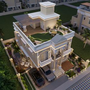 Image of 2400 Sq.ft 4 BHK Villa for sale in Adityaram Palace City Royal, Panaiyur, Sholinganallur, Chennai for Rs. 47760000