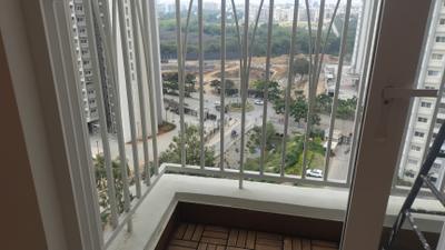 Balcony Image of 665 Sq.ft 1 BHK Apartment / Flat for rent in Eden Park At The Prestige City, Sarjapur Bengaluru for Rs. 32000