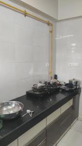 Kitchen Image of 1932 Sq.ft 3 BHK Apartment / Flat for sale in Dev Aurum, Prahlad Nagar Ahmedabad for Rs. 15500000