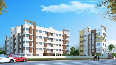Image of 994 Sq.ft 3 BHK Apartment / Flat for sale in Neo Imperial, Bansdroni, Kolkata for Rs. 4970000
