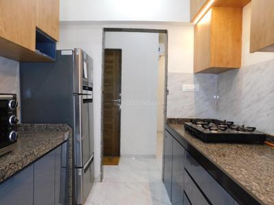 Kitchen Image of 1000 Sq.ft 2 BHK Apartment / Flat for rent in Ruparel Ariana, Wadala Mumbai for Rs. 130000