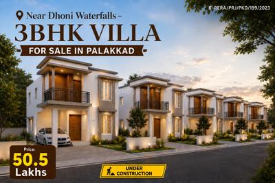 Image of 1500 Sq.ft 3 BHK Independent House for sale in Vidyut Nagar, Palakkad for Rs. 5050000