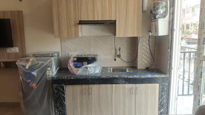 Kitchen Image of 600 Sq.ft 1 RK Builder Floor for rent in Sector 51 Gurgaon for Rs. 30000