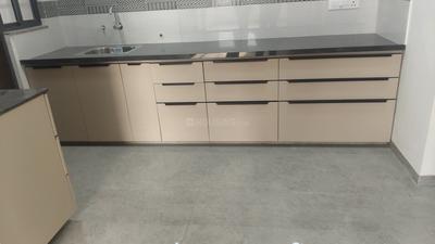 Kitchen Image of 1120 Sq.ft 3 BHK Apartment / Flat for rent in Vishwanath Maher Select, Shela Ahmedabad for Rs. 28000