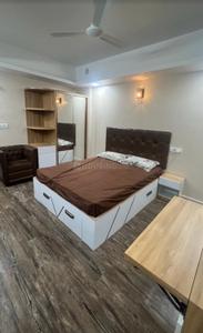 Bedroom Image of 438 Sq.ft 1 RK Apartment / Flat for rent in DLF Commanders Court, Egmore Chennai for Rs. 35000