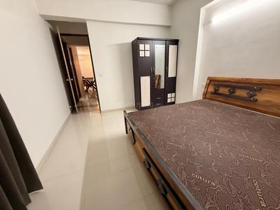 Bedroom Image of 1250 Sq.ft 3 BHK Apartment / Flat for rent in Shree Sharanam Sky, Sargasan Gandhinagar for Rs. 40000
