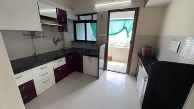 Kitchen Image of 1150 Sq.ft 2 BHK Apartment / Flat for rent in Abhijit Jayanti Nagari 4, Besa Nagpur for Rs. 24000