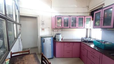 Kitchen Image of 550 Sq.ft 1 BHK Apartment / Flat for rent in Camp Pune for Rs. 25000