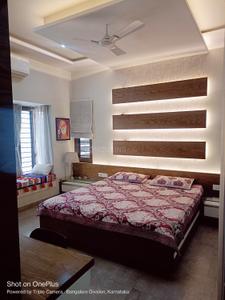 Bedroom Image of 5200 Sq.ft 4.5 BHK Independent House for rent in Sahakara Nagar Bengaluru for Rs. 150000