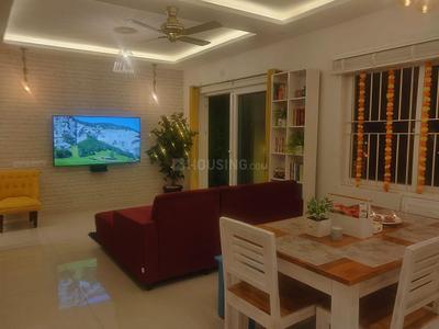 Hall Image of 1300 Sq.ft 2 BHK Apartment / Flat for rent in Brigade Lakefront, Hoodi Bengaluru for Rs. 80000