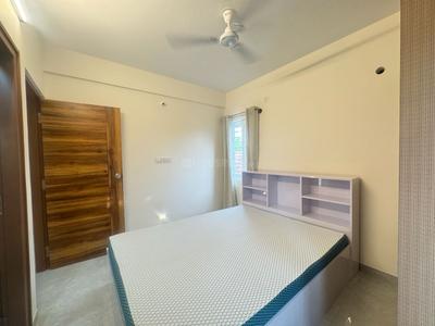 Bedroom Image of 600 Sq.ft 1 BHK Apartment / Flat for rent in Indira Nagar Bengaluru for Rs. 40000